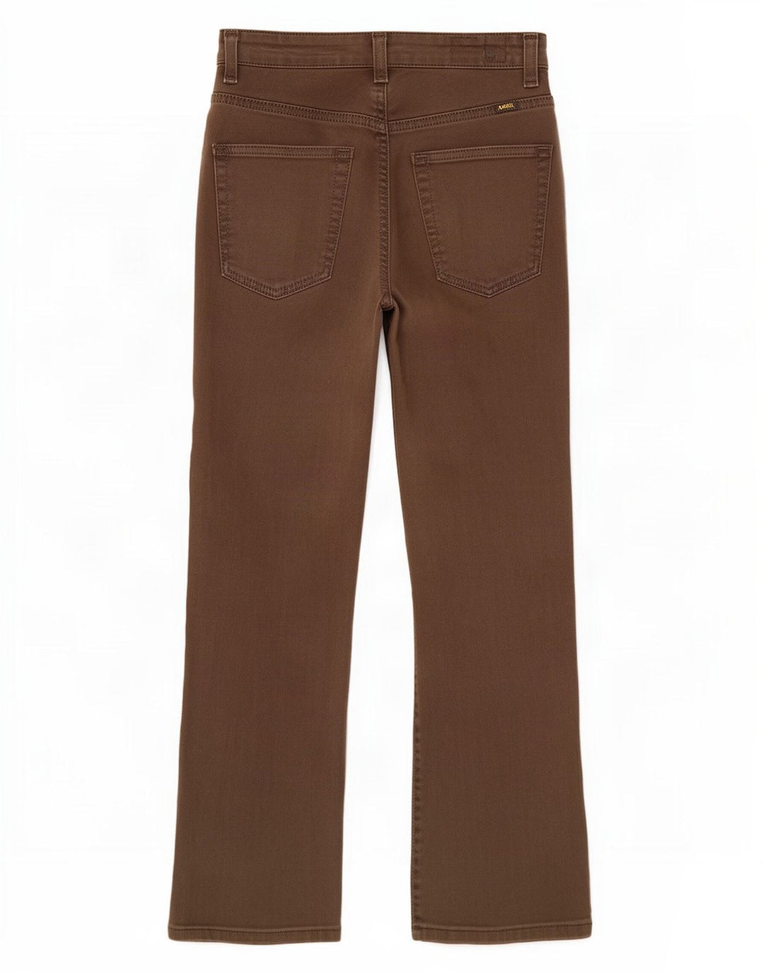 Lee Womens Bootcut Jeans W28 L28 Καφέ Βαμβακερό