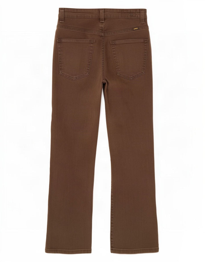 Lee Womens Bootcut Jeans W28 L28 Καφέ Βαμβακερό