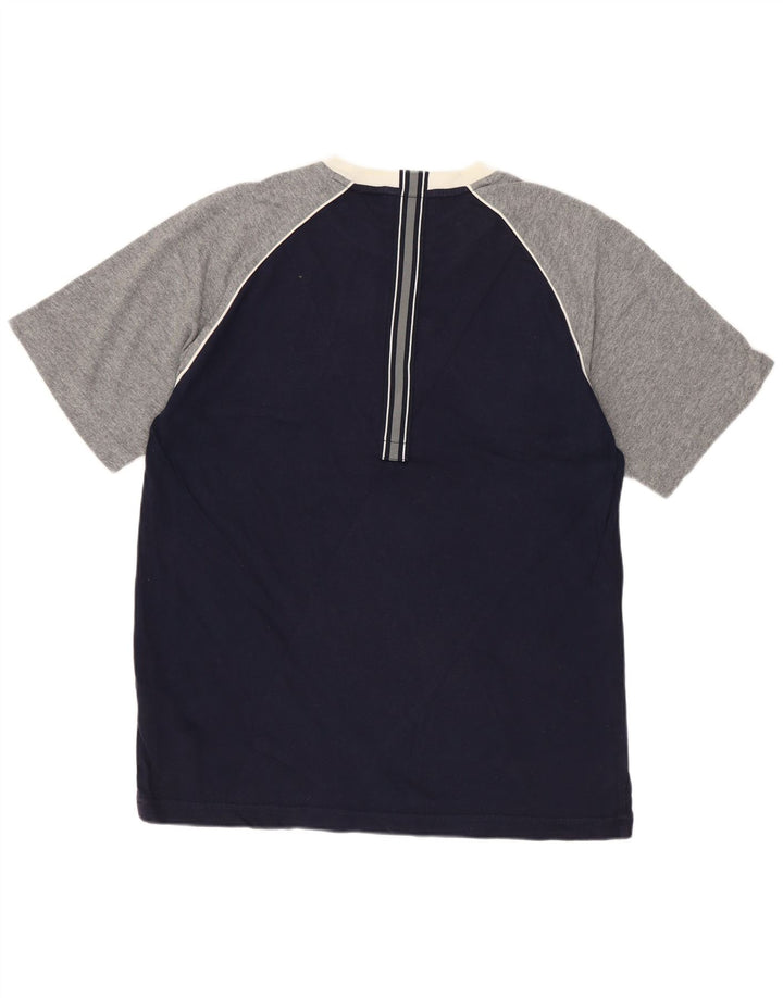 Ανδρικό T-Shirt Fila Top Small Blue Navy Colourblock Βαμβακερό