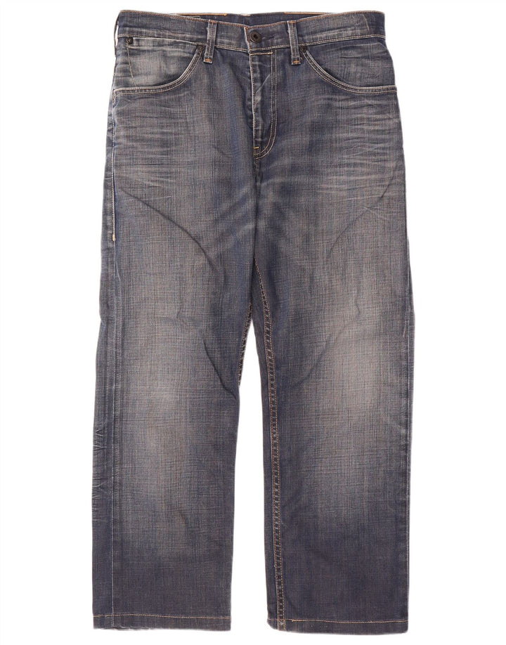 Ανδρικό τζιν Levi's Straight W34 L29 Μπλε βαμβακερό