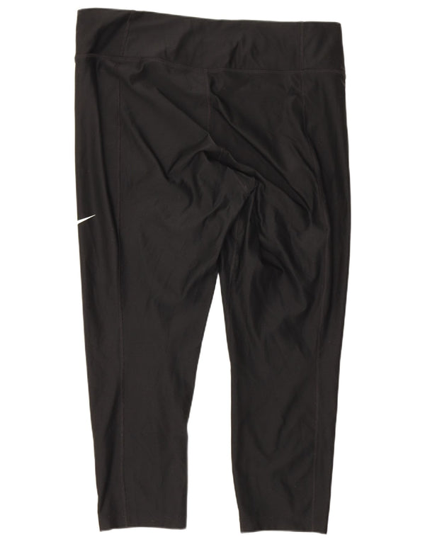 Γυναικεία κολάν Nike Dri Fit Capri UK 18 XL Μαύρο