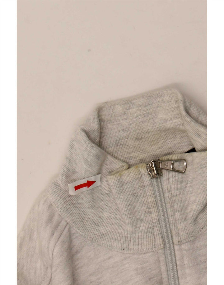 Champion Womens Heritage Fit Top Jacket UK 14 Medium Grey Flecked