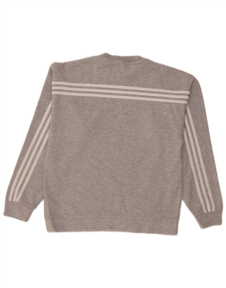 Ανδρικό φούτερ Adidas Jumper, Βαμβακερό μεσαίο γκρι