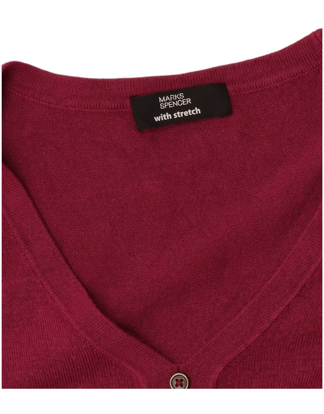 Marks & Spencer Γυναικείο πουλόβερ με λαιμόκοψη UK 14 Medium Pink