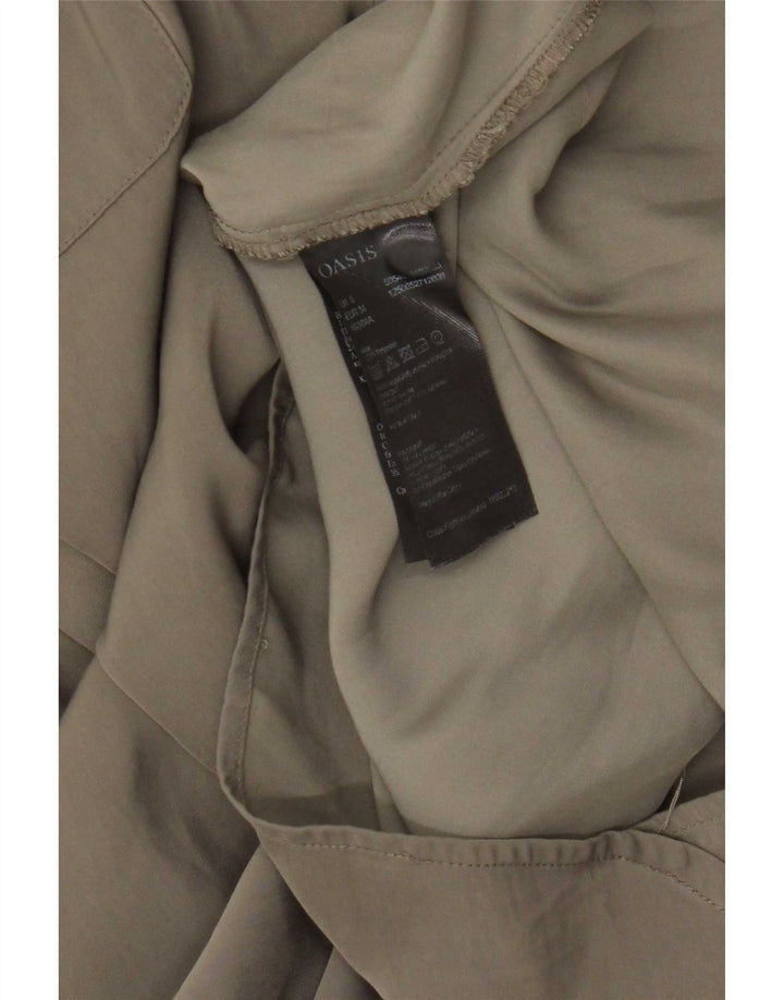 Γυναικείο φόρεμα Oasis 3/4 Sleeve Shift UK 8 Small Khaki Polyester