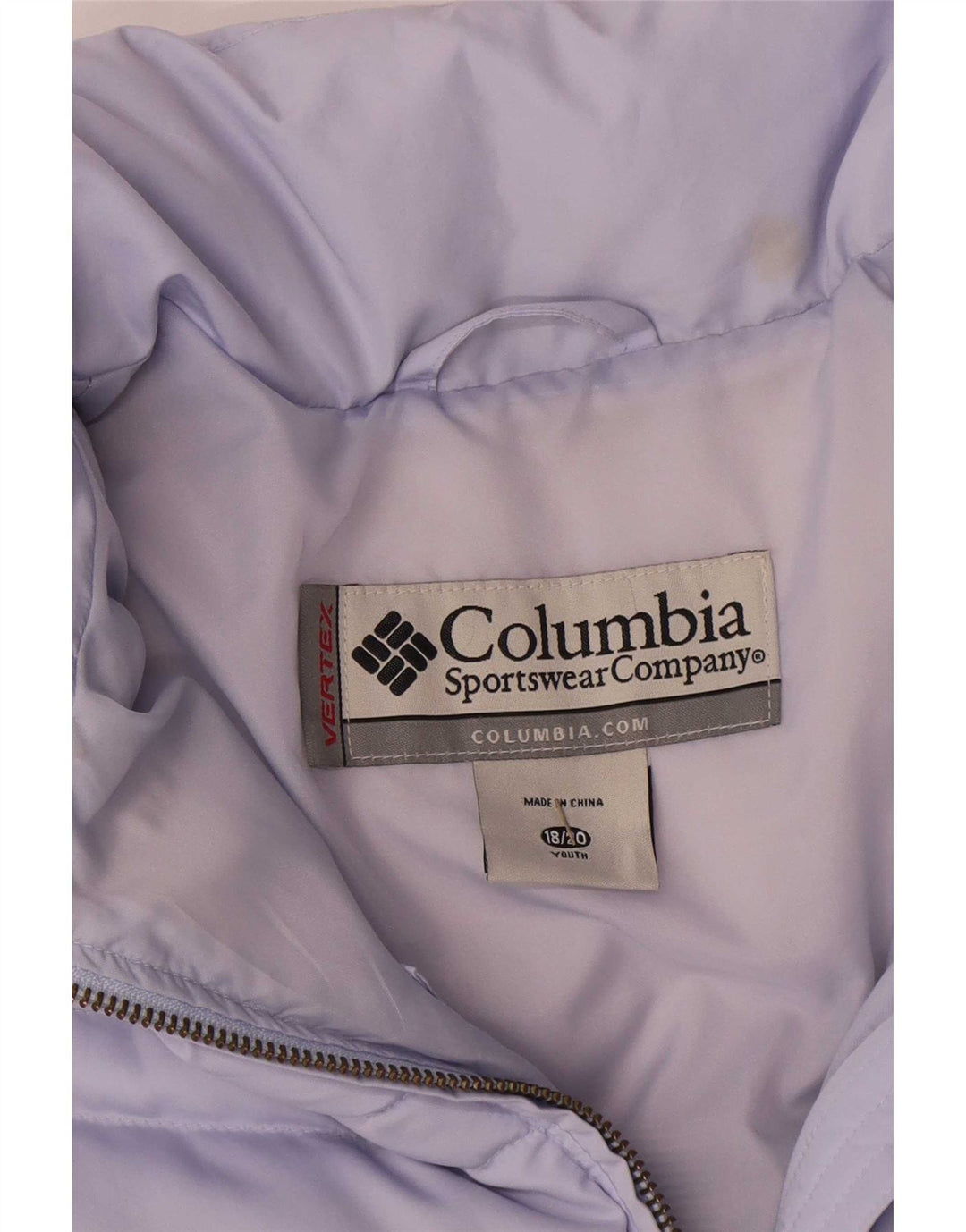 Columbia Girls Jacket 15-16 Years Purple Polyester με επένδυση