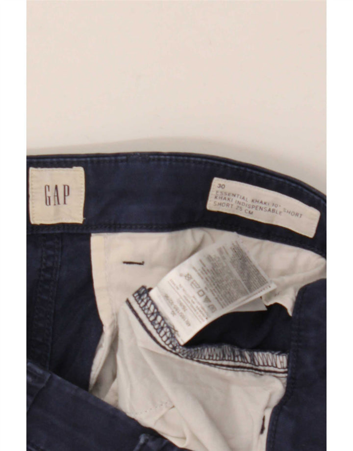 Gap Ανδρικό Χακί Σορτσάκι Chino Medium W30 Navy Blue Cotton