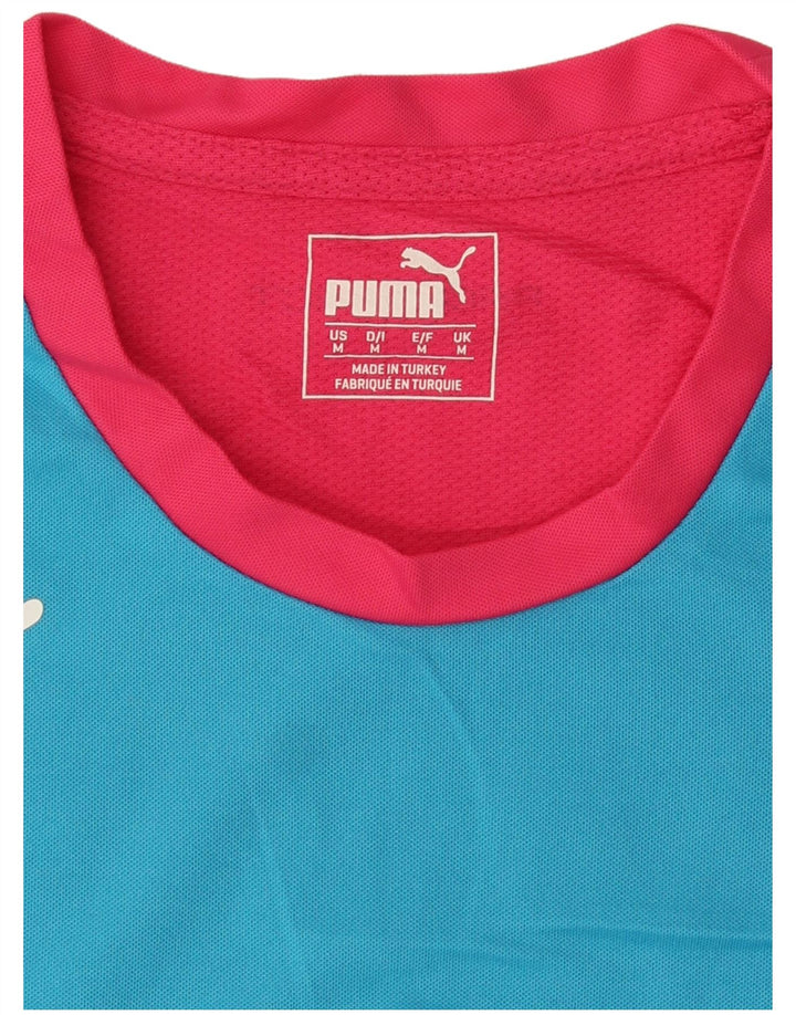 Ανδρικό γραφικό T-Shirt Puma Top Medium Pink Colourblock