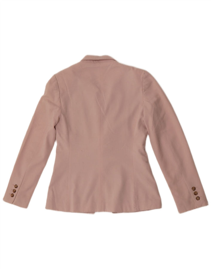 Marks & Spencer Γυναικείο μπουφάν blazer UK 8 μικρό ροζ πολυεστέρα