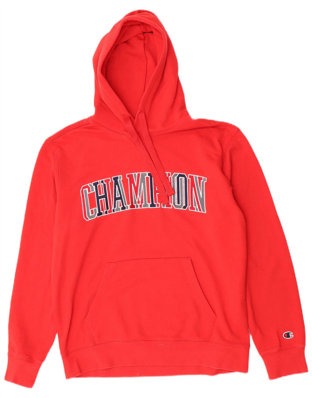 Ανδρικό Champion Graphic Hoodie Jumper Μεσαίο κόκκινο βαμβακερό