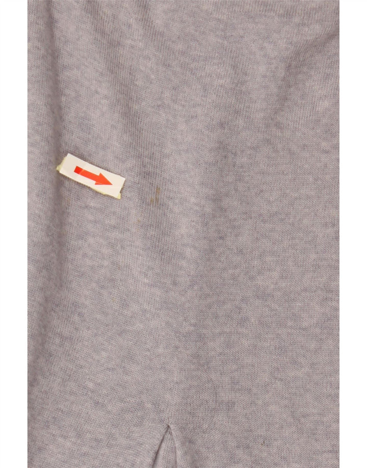 MONSOON Γυναικείο πουλόβερ με λαιμό σκάφος σε φόρμα UK 14 μεσαίο μοβ μαλλί