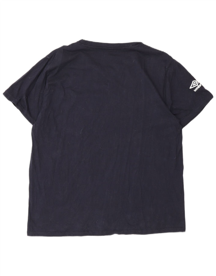 Ανδρικό γραφικό T-Shirt Umbro Top 2XL Navy Blue
