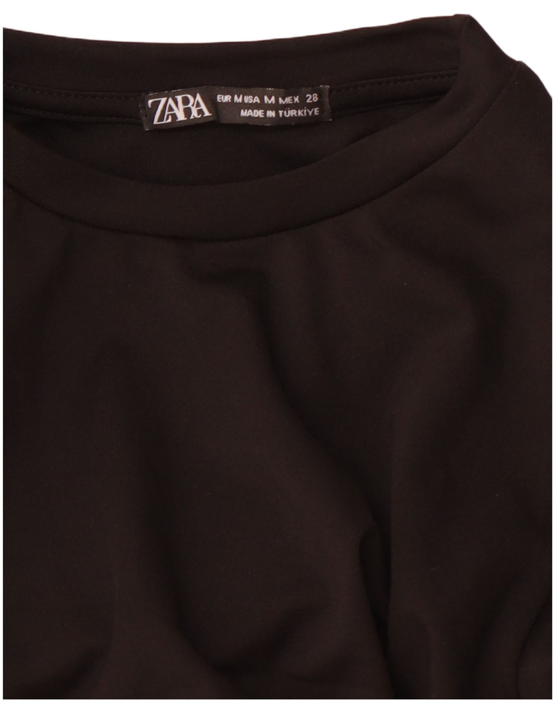 Γυναικείο μακρυμάνικο μάξι φόρεμα ZARA UK 12 μεσαίο μαύρο