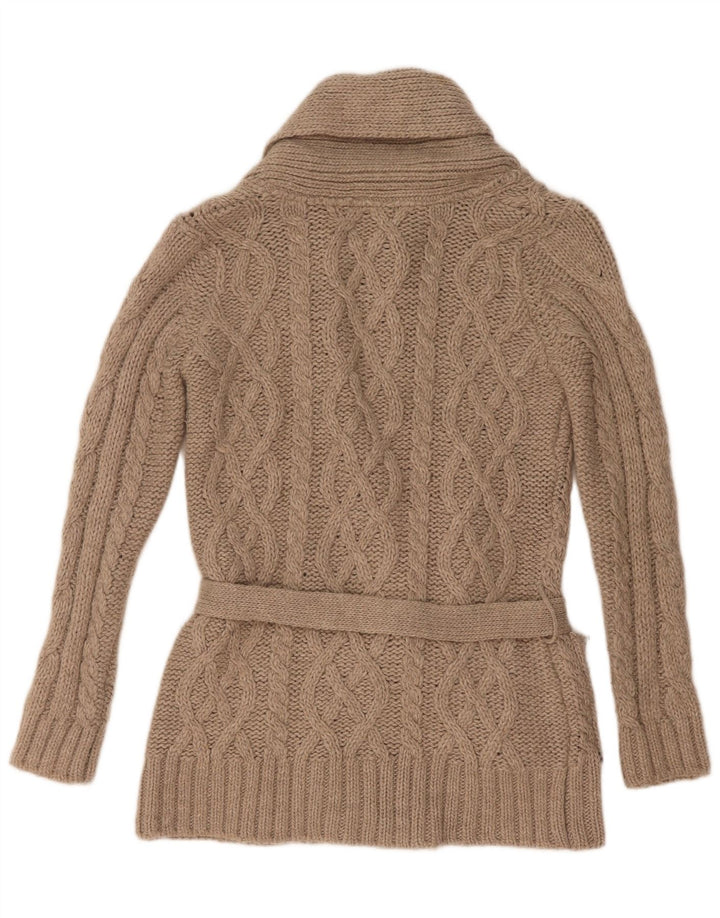 Zara Γυναικεία Ζακέτα UK 10 Small Grey Acrylic