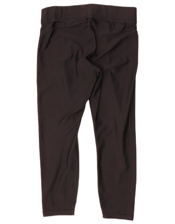 Under Armour Γυναικεία Heat Gear Crop κολάν UK 14 Large Black