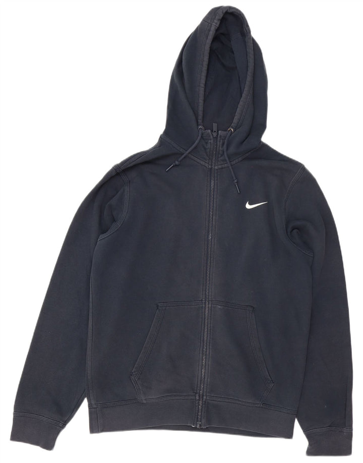 Ανδρικό πουλόβερ Nike με φερμουάρ με κουκούλα, μεσαίο ναυτικό, βαμβακερό