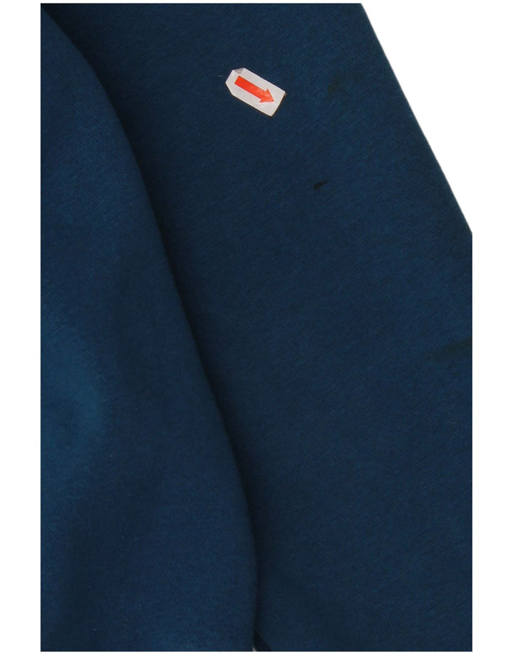 Γυναικείο πουλόβερ με κουκούλα με φερμουάρ ADIDAS UK 10 μικρό βαμβακερό