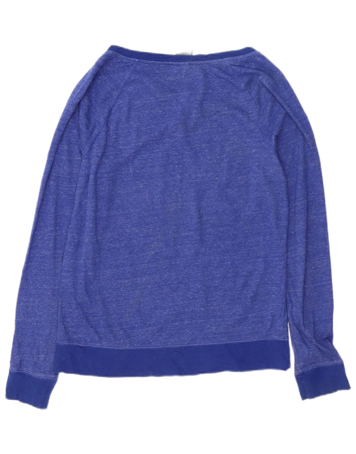 CHAMPION Γυναικεία φούτερ Jumper UK 14 Βαμβακερή μεσαία μπλε φλοκέτα