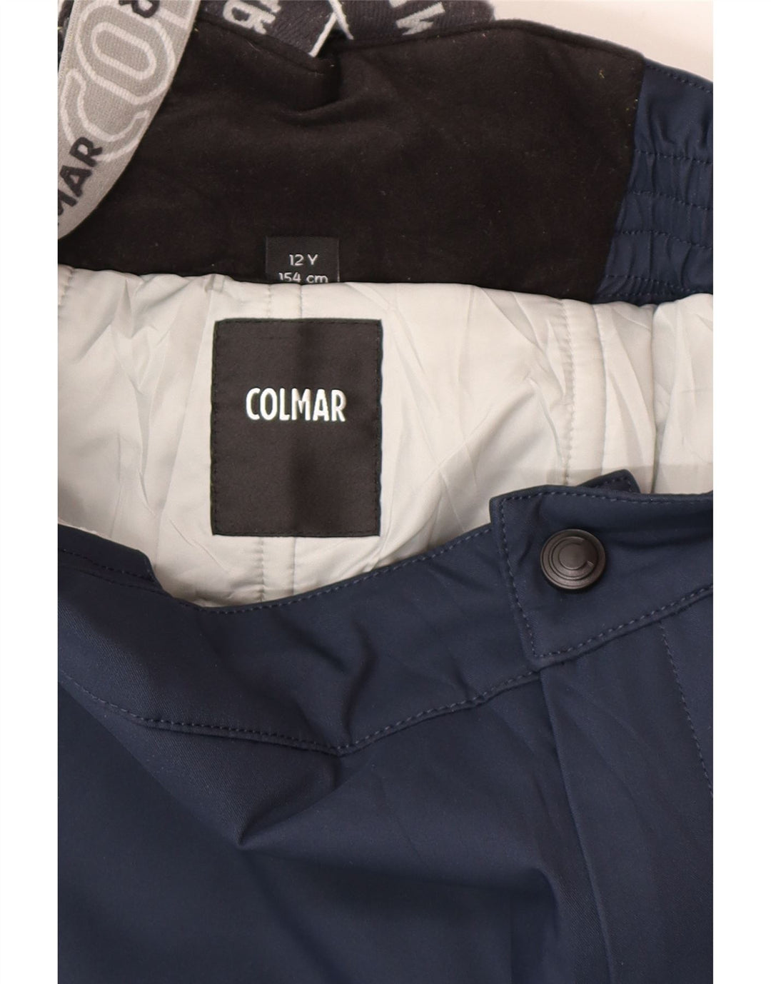 Colmar Boys Ski Trousers 11-12 Years Navy Blue Colourblock