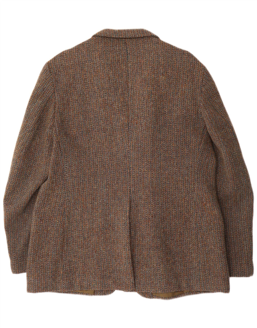 Harris Tweed Ανδρικό σακάκι σακάκι 3 κουμπιών UK 40 Large Brown