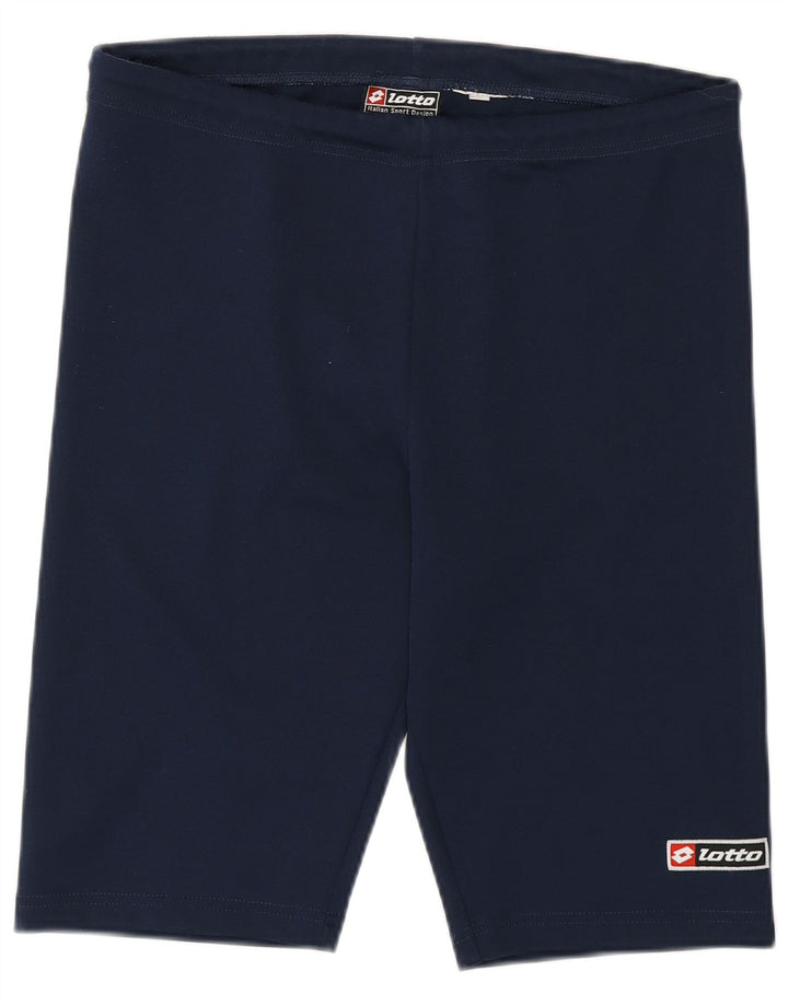 Lotto Womens Sport Shorts UK 14 Medium Navy Blue