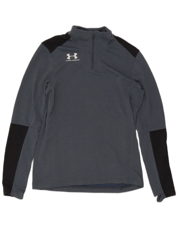 Ανδρική φόρμα πουλόβερ κρύου εξοπλισμού Under Armour Top Large Grey Colourblock