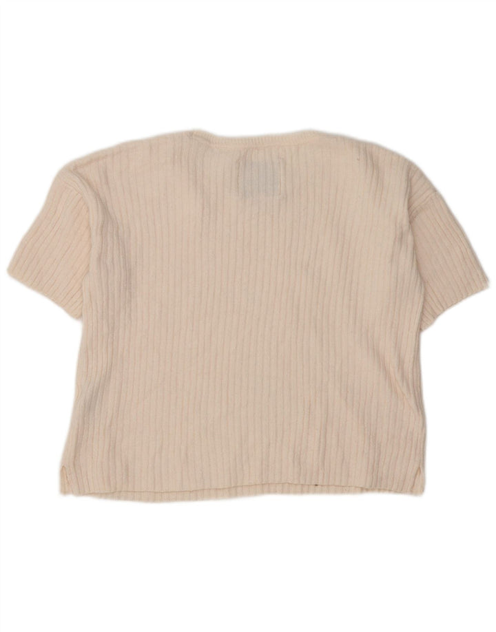 Jack Wills Γυναικεία Μπλούζα Τοπ UK 10 Small Off White Polyester