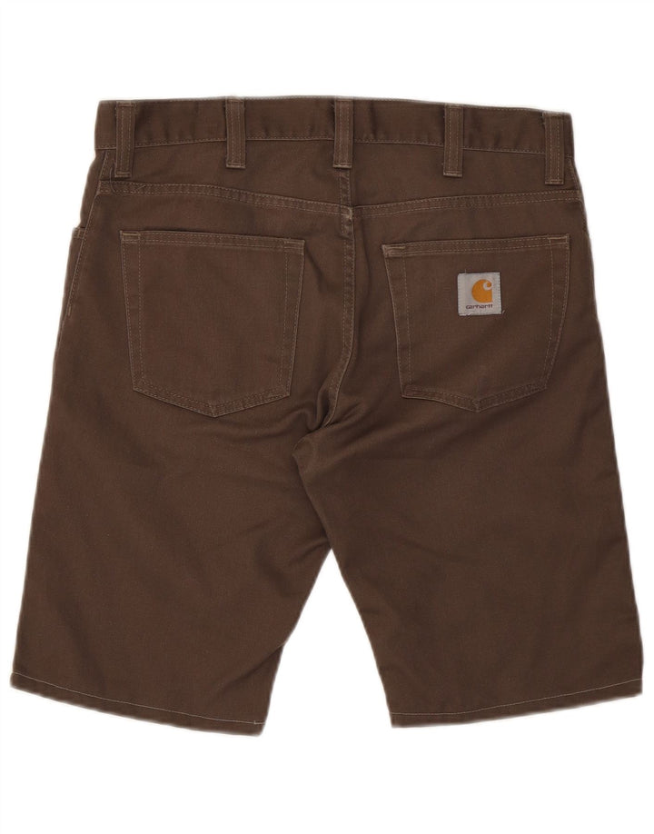 Ανδρικό σορτς Carhartt casual W32 μεσαίο καφέ πολυεστέρας