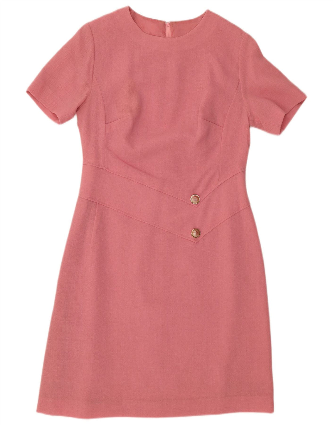 Γυναικείο φόρεμα με θήκη VINTAGE UK 12 Medium Pink