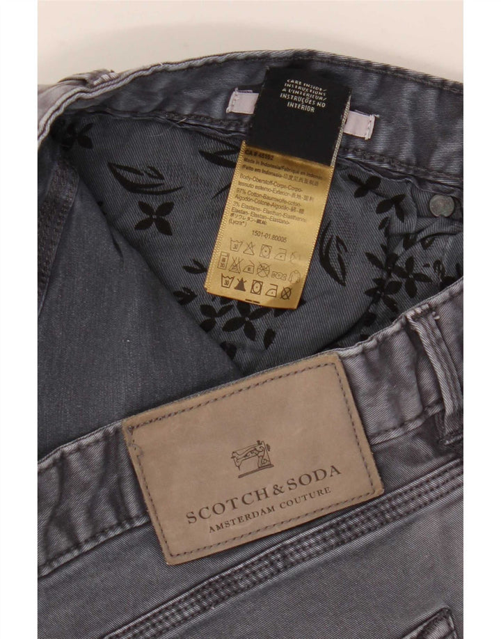 Ανδρικό Scotch & Soda Slim Jeans W32 L32 Γκρι βαμβακερό