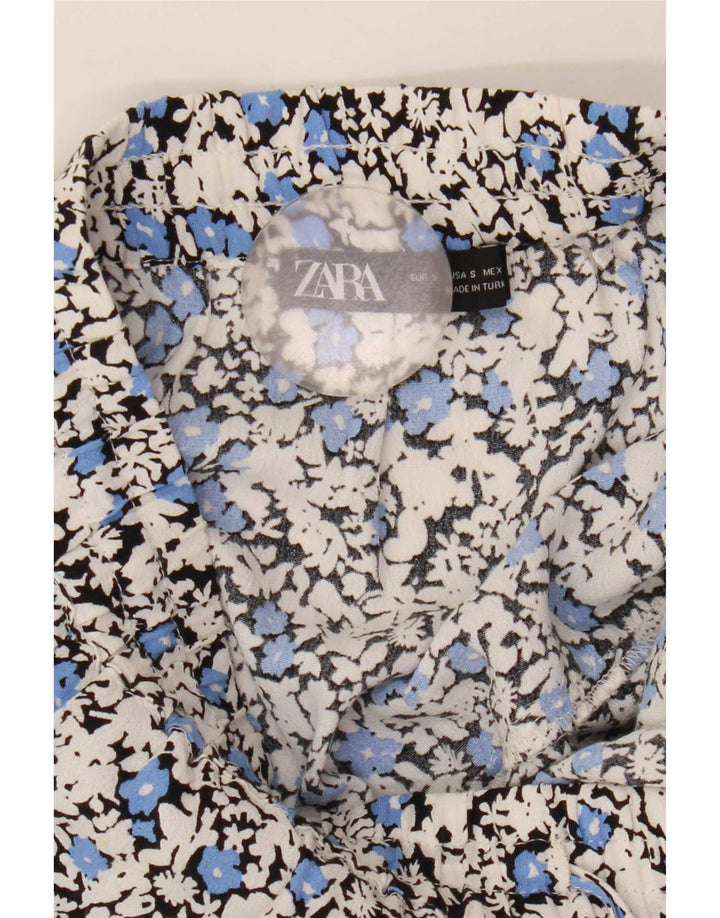 Zara Γυναικείο Hot Παντελόνι Μικρό W26 Πολύχρωμο Floral Viscose