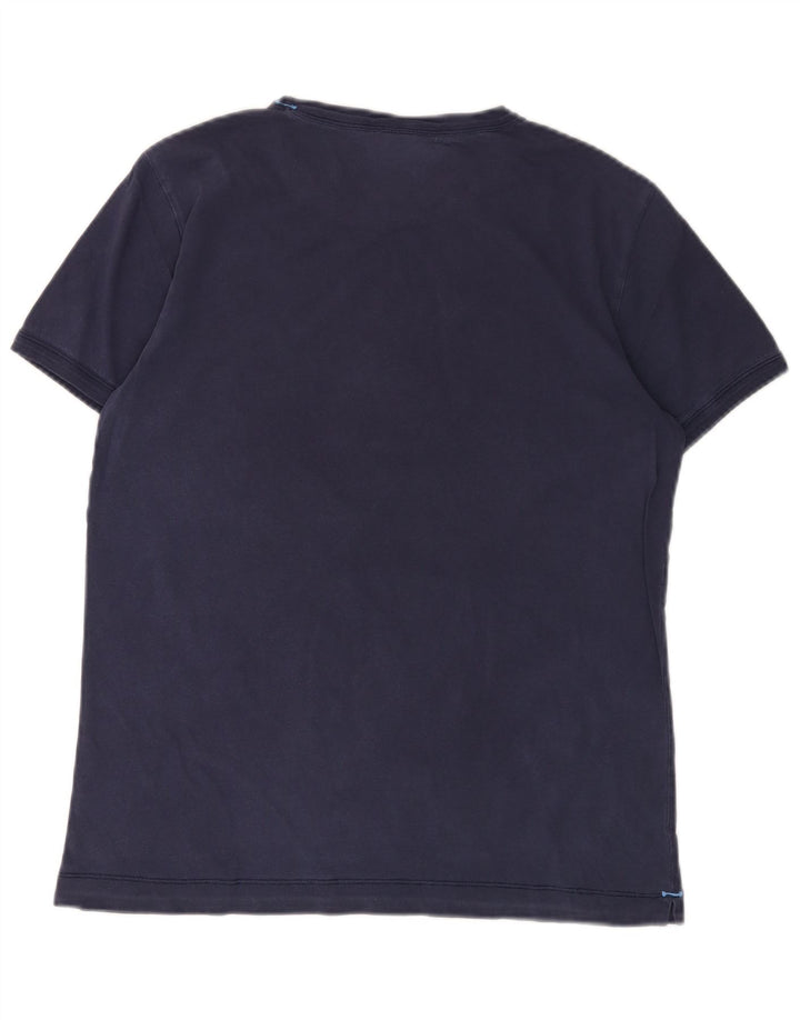 BEST COMPANY Ανδρικό γραφικό T-Shirt Top Small Navy Blue