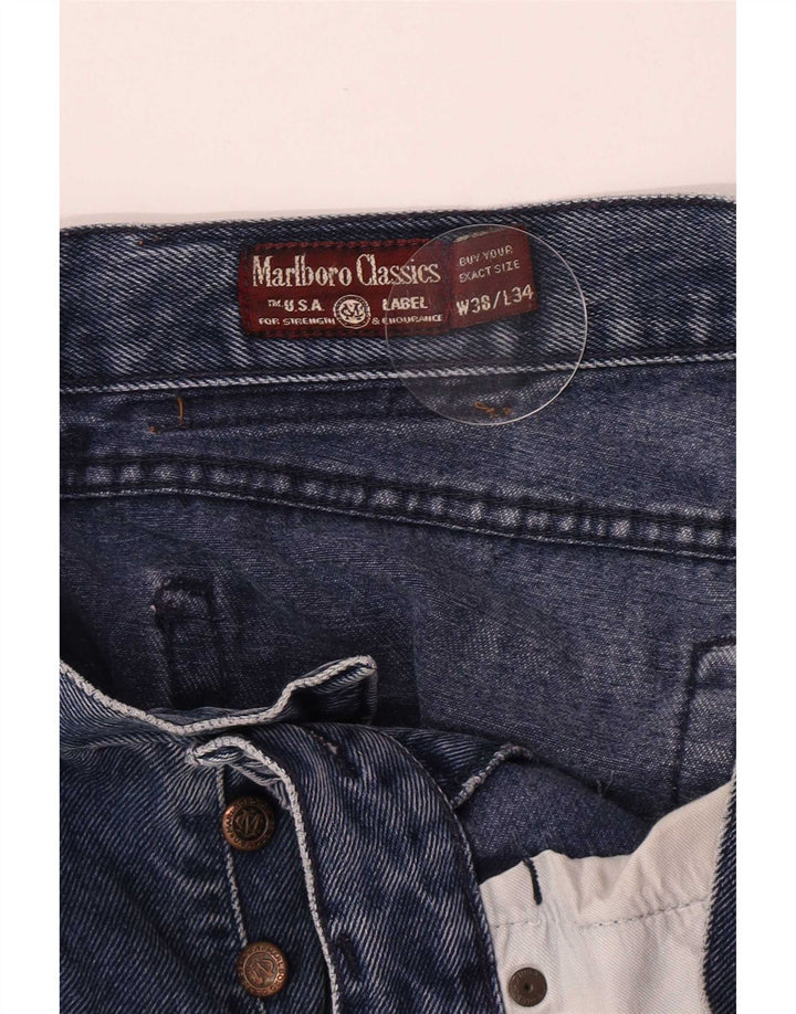 Ανδρικό φαρδύ τζιν Marlboro Classics W38 L28 Μπλε βαμβακερό