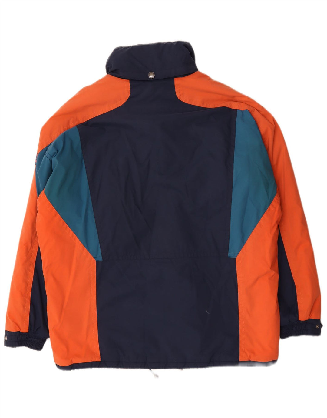 Astrolabio Ανδρικό μπουφάν σκι UK 44 2XL Navy Blue Colorblock Πολυαμίδιο