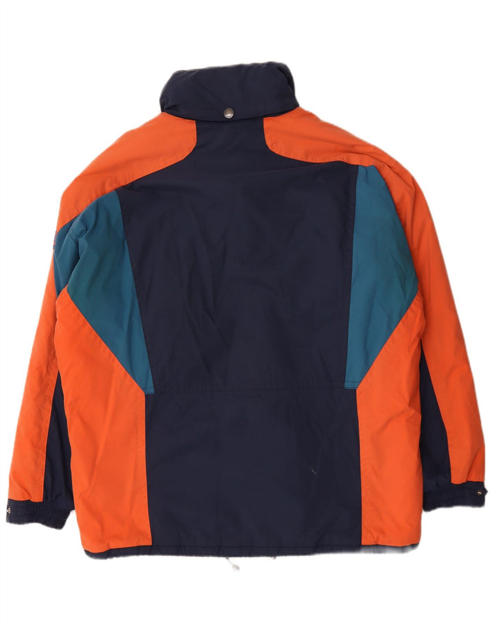 Astrolabio Ανδρικό μπουφάν σκι UK 44 2XL Navy Blue Colorblock Πολυαμίδιο