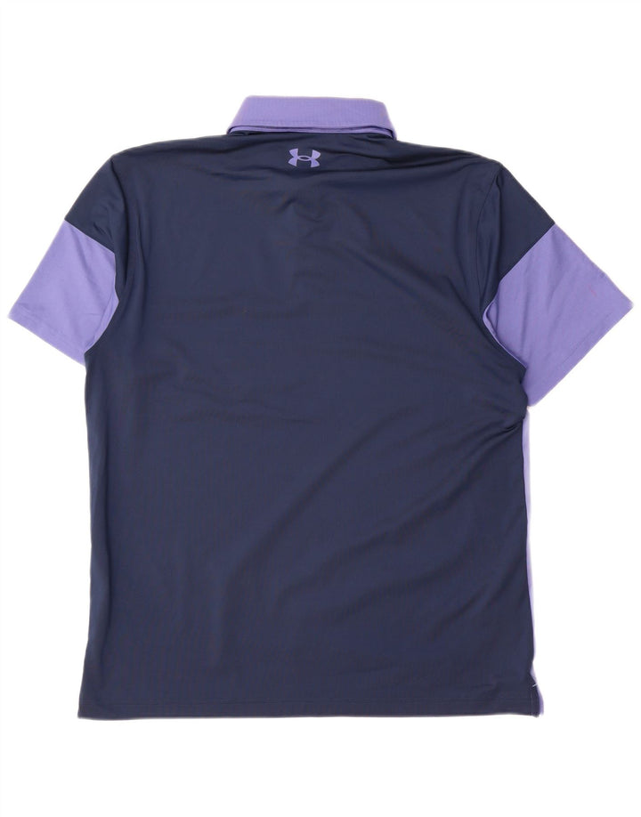 Under Armour Ανδρικό πουκάμισο Polo Μεγάλο Μωβ Χρώμα Πολυεστέρας