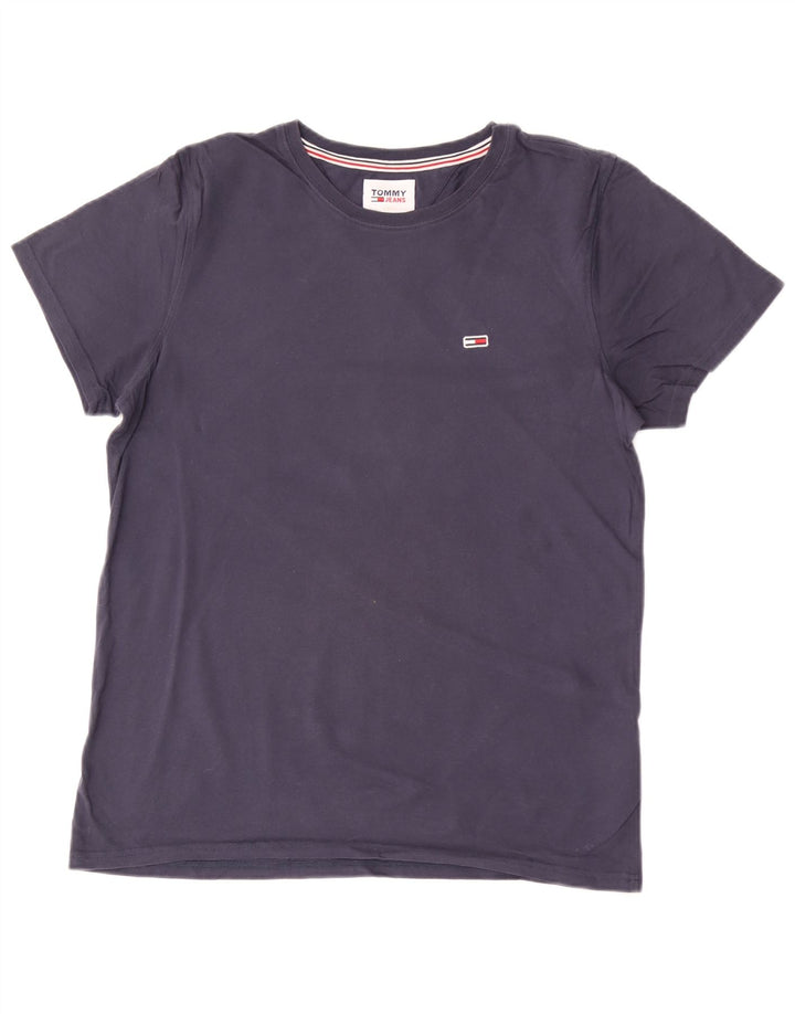 Ανδρικό T-Shirt Tommy Hilfiger Τοπ μεσαίου μπλε βαμβακερό