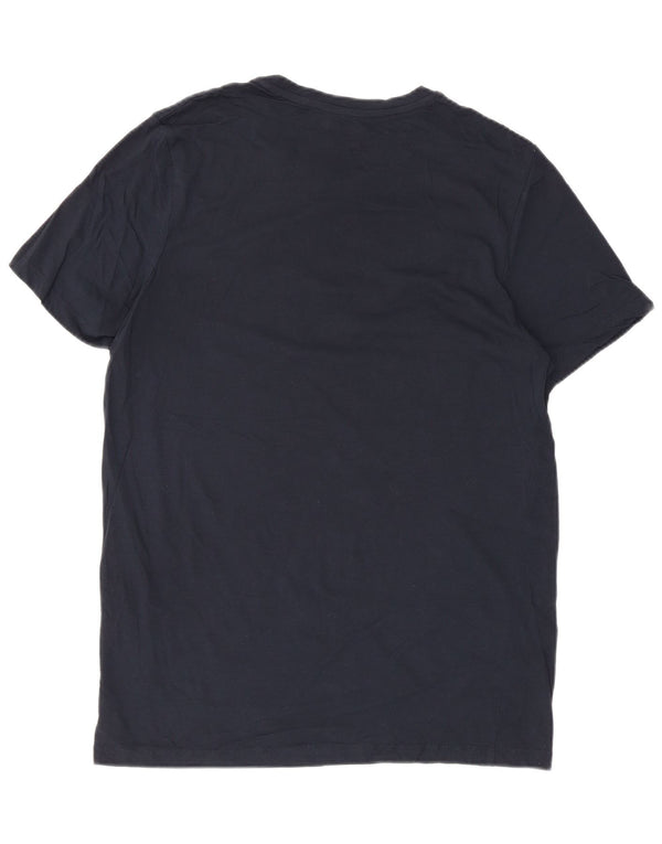 Ανδρικό μπλουζάκι Jack & Jones Slim Fit Top Large Navy Blue από βαμβάκι