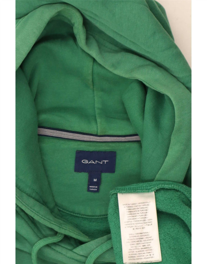 Ανδρικό Gant Graphic Hoodie Jumper Μεσαίο πράσινο βαμβακερό