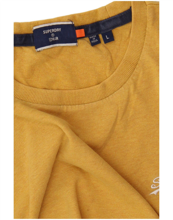 Ανδρικό T-Shirt Superdry Top Large Yellow