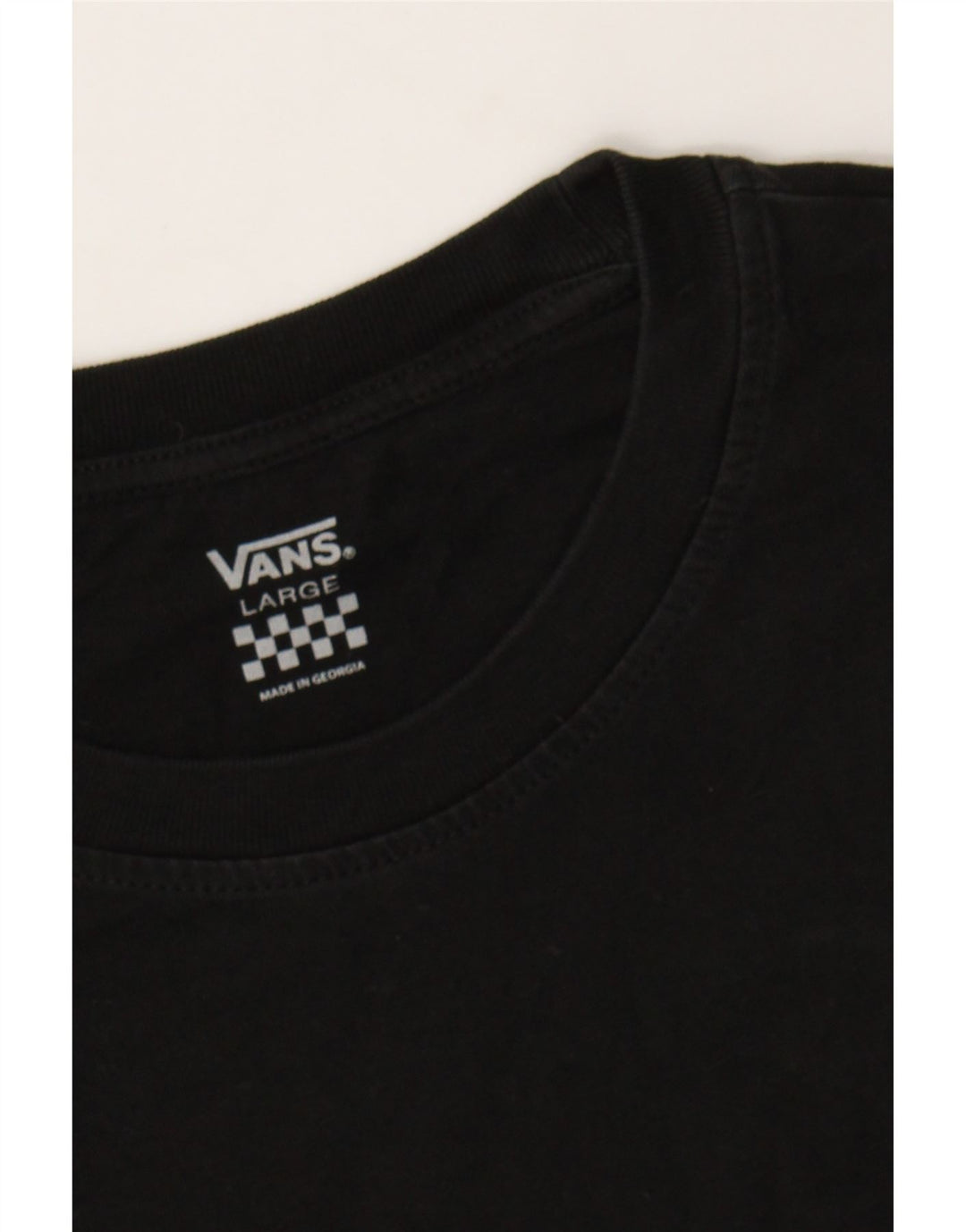 VANS Womens Graphic Top Long Sleeve UK 14 Large Black Cotton Vintage Vans and Second-Hand Vans from Messina Hembry 
