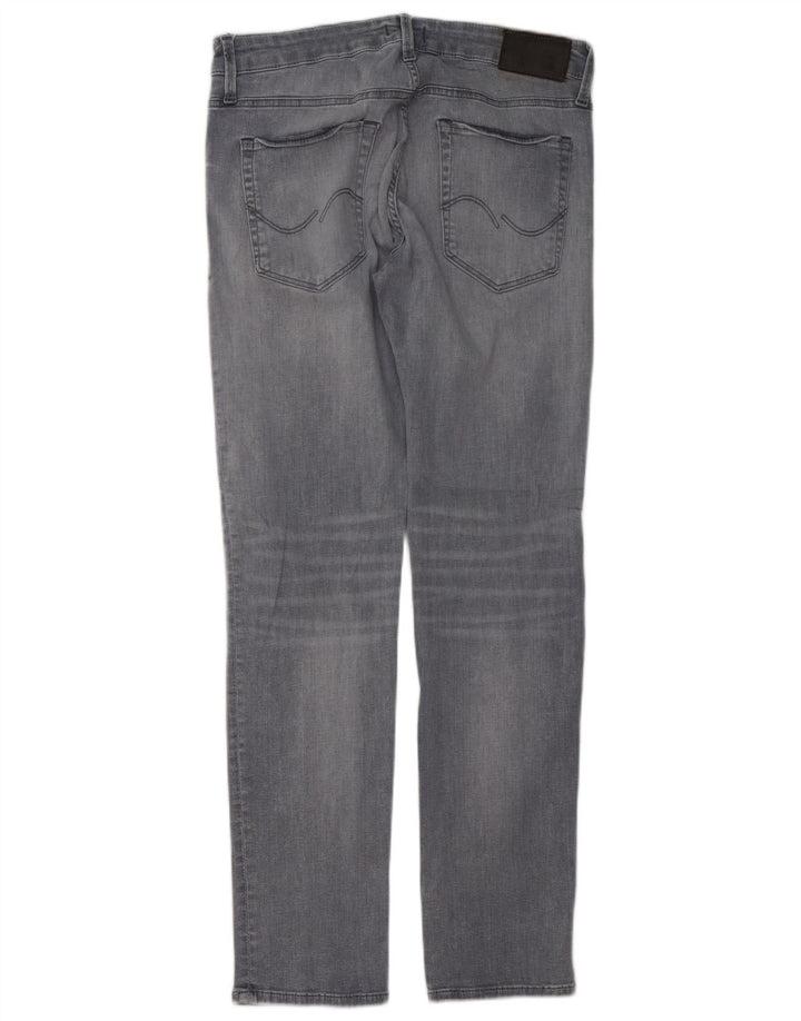 Jack & Jones Ανδρικό Slim Jeans W32 L30 Γκρι βαμβακερό