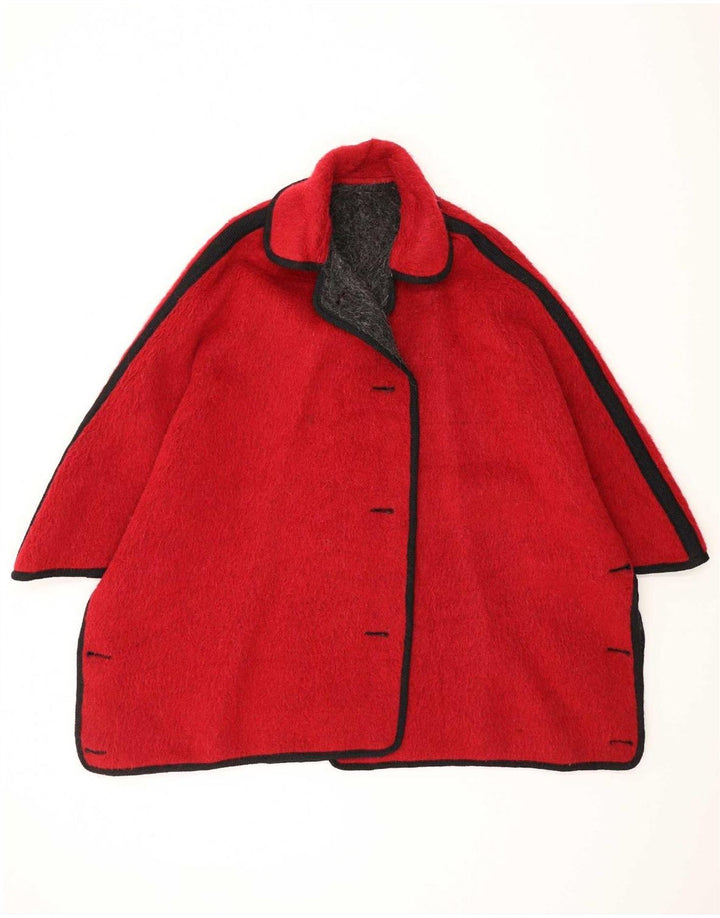 Vintage γυναικείο αναστρέψιμο παλτό Cape One Size Grey