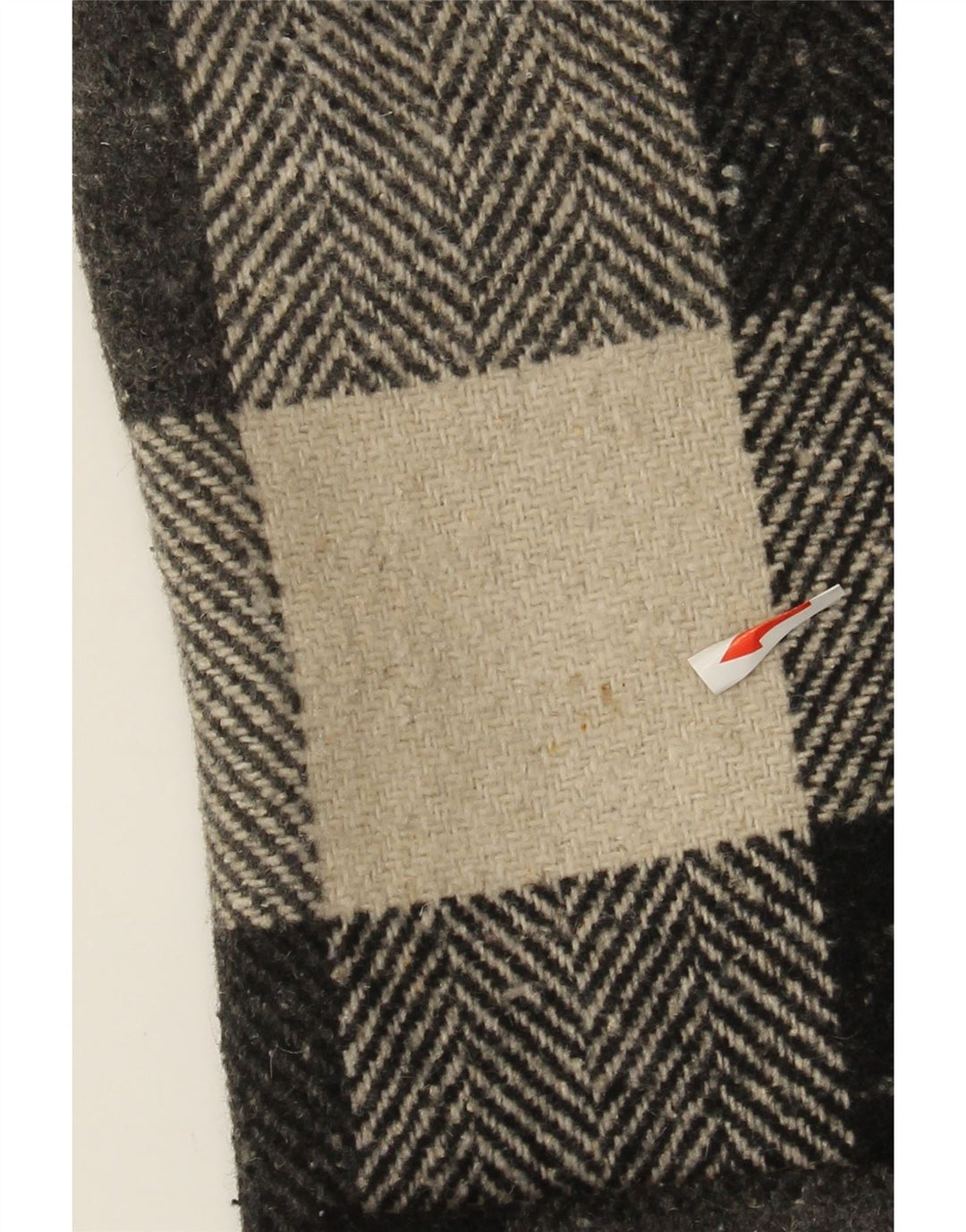 Vintage Γυναικείο Gilet IT 44 Medium Black Check Wool