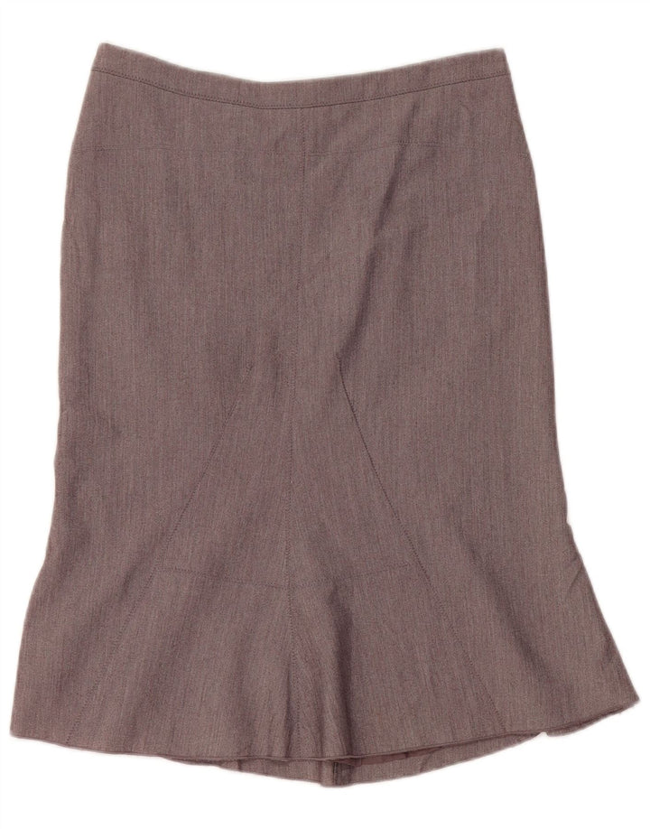 BCBGMAXAZRIA Γυναικεία Τρομπέτα Φούστα US 0 XS W28 Γκρι Πολυεστέρας