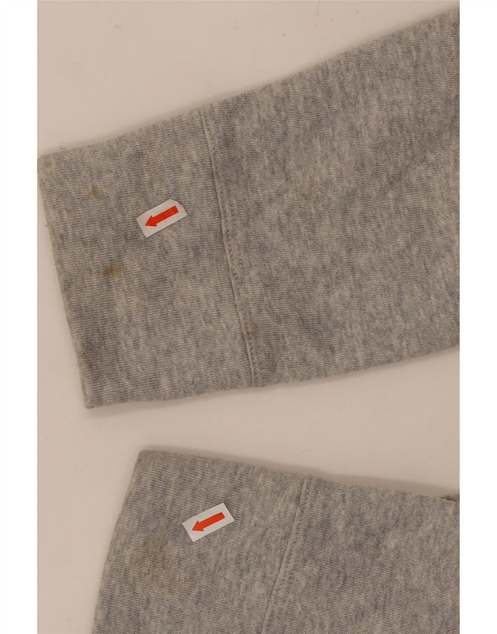 TOMMY HILFIGER Womens Graphic Sweatshirt Jumper UK 14 Medium Grey Vintage Tommy Hilfiger and Second-Hand Tommy Hilfiger from Messina Hembry 