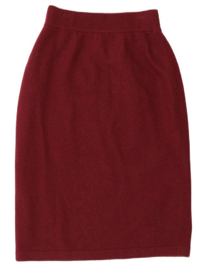 LUISA SPAGNOLI Γυναικεία Πλεκτή Pencil Φούστα W36 XL Maroon