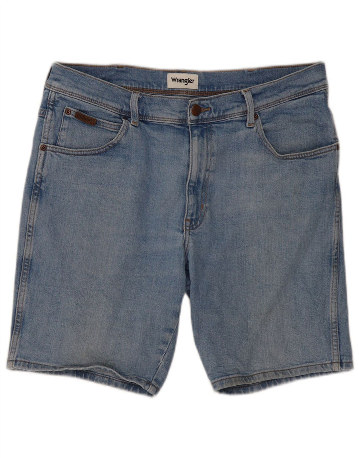Wrangler Γυναικείο τζιν σορτς Texas W34 μεγάλο μπλε βαμβακερό