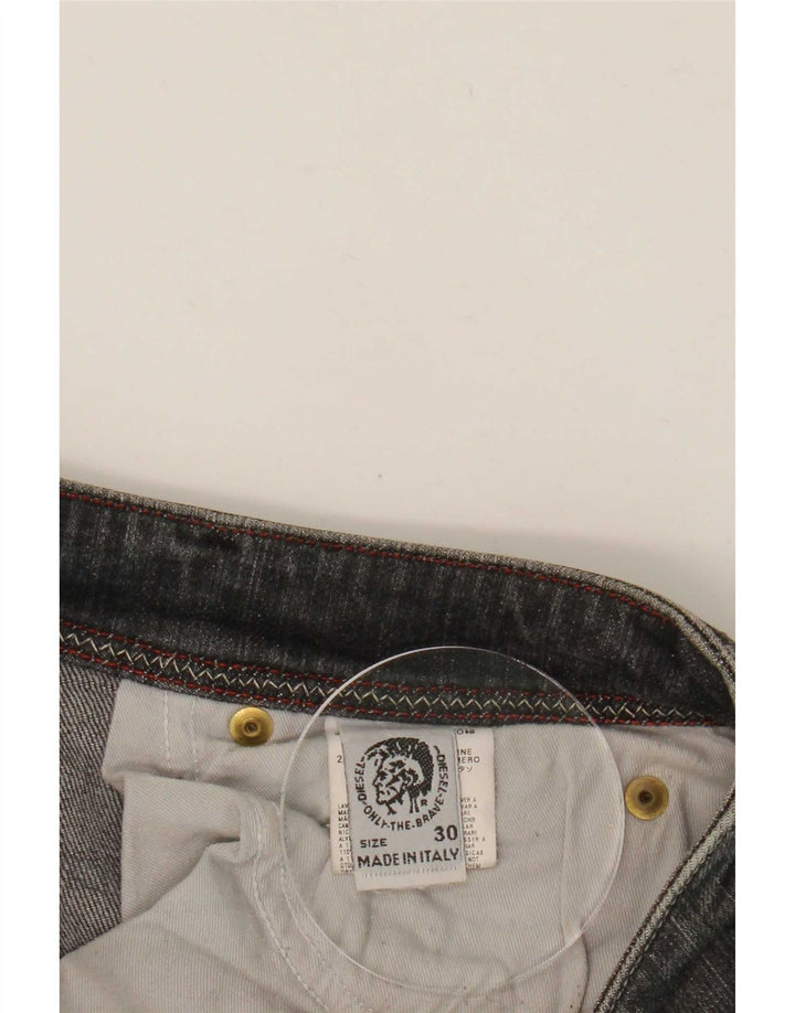 Diesel Γυναικείο Bootcut Jeans W30 L30 Γκρι βαμβακερό