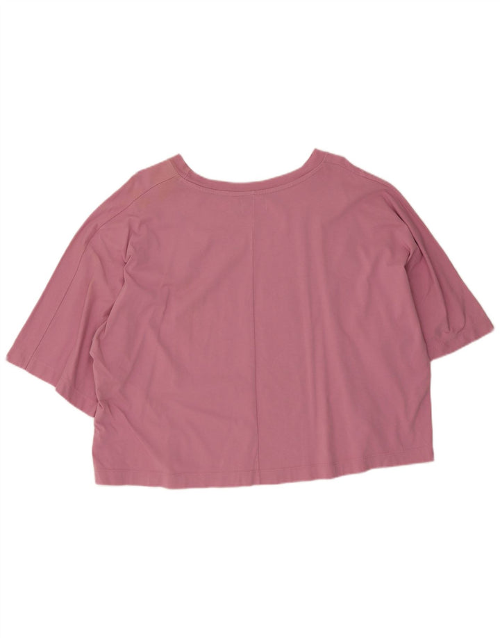 Converse Γυναικείο T-Shirt Top UK 10 Small Pink Βαμβακερό